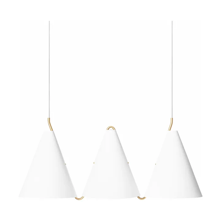 Mosaik III Side by Side 250 pendant - White - LYFA