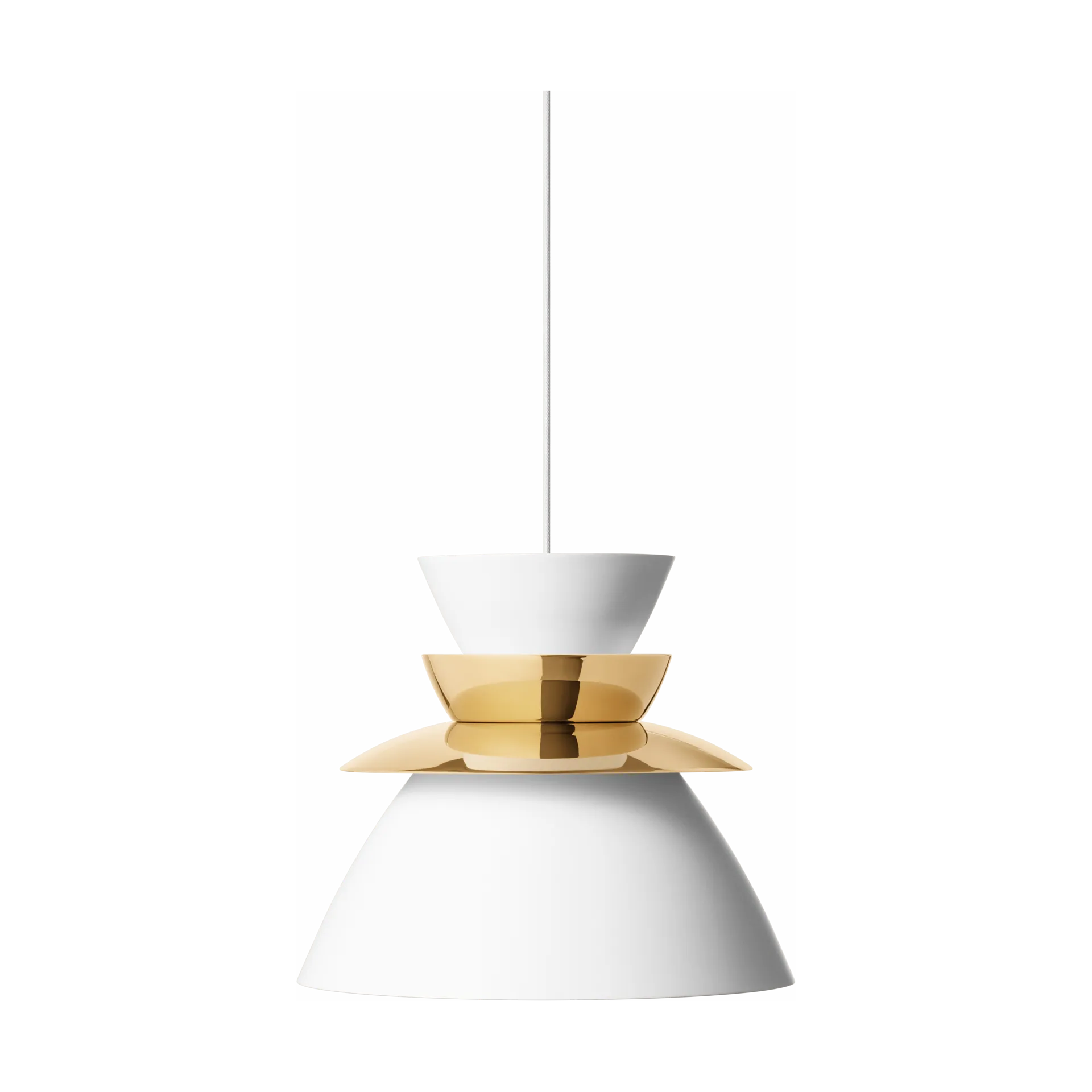 Sundowner 400 pendant, Brass LYFA
