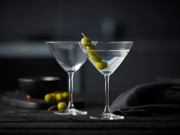 Juvel martini glass 28 cl 4-pack - Crystal - Lyngby Glas