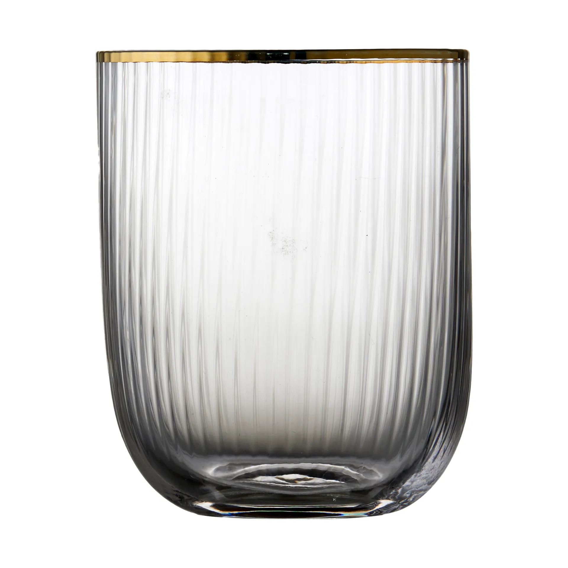 Palermo Gold tumbler glass 35 cl 4-pack, Clear-gold Lyngby Glas