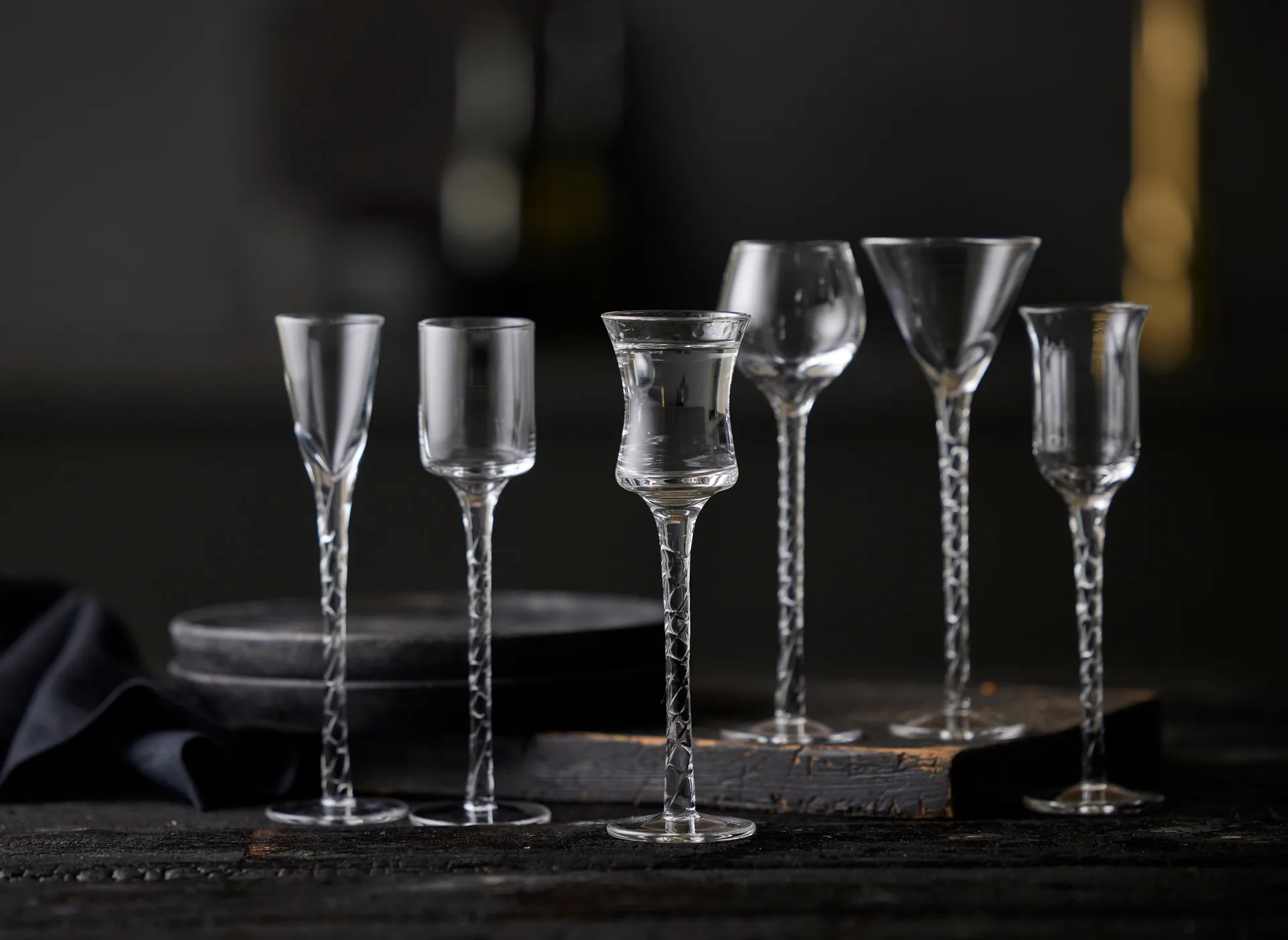 Rom snaps glass 2.5-5 cl 6 pieces, Clear Lyngby Glas