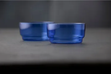 Torino bowl 50 cl 2-pack - Blue - Lyngby Glas