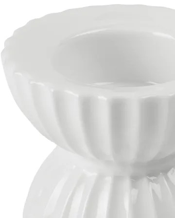 Lyngby Tura tealight holder Ø8 cm - White - Lyngby Porcelæn