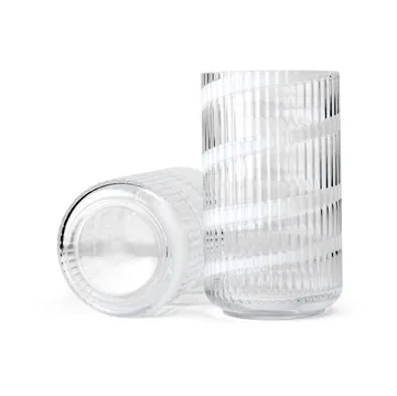 Lyngby vase - White swirl, 25 cm - Lyngby Porcelæn