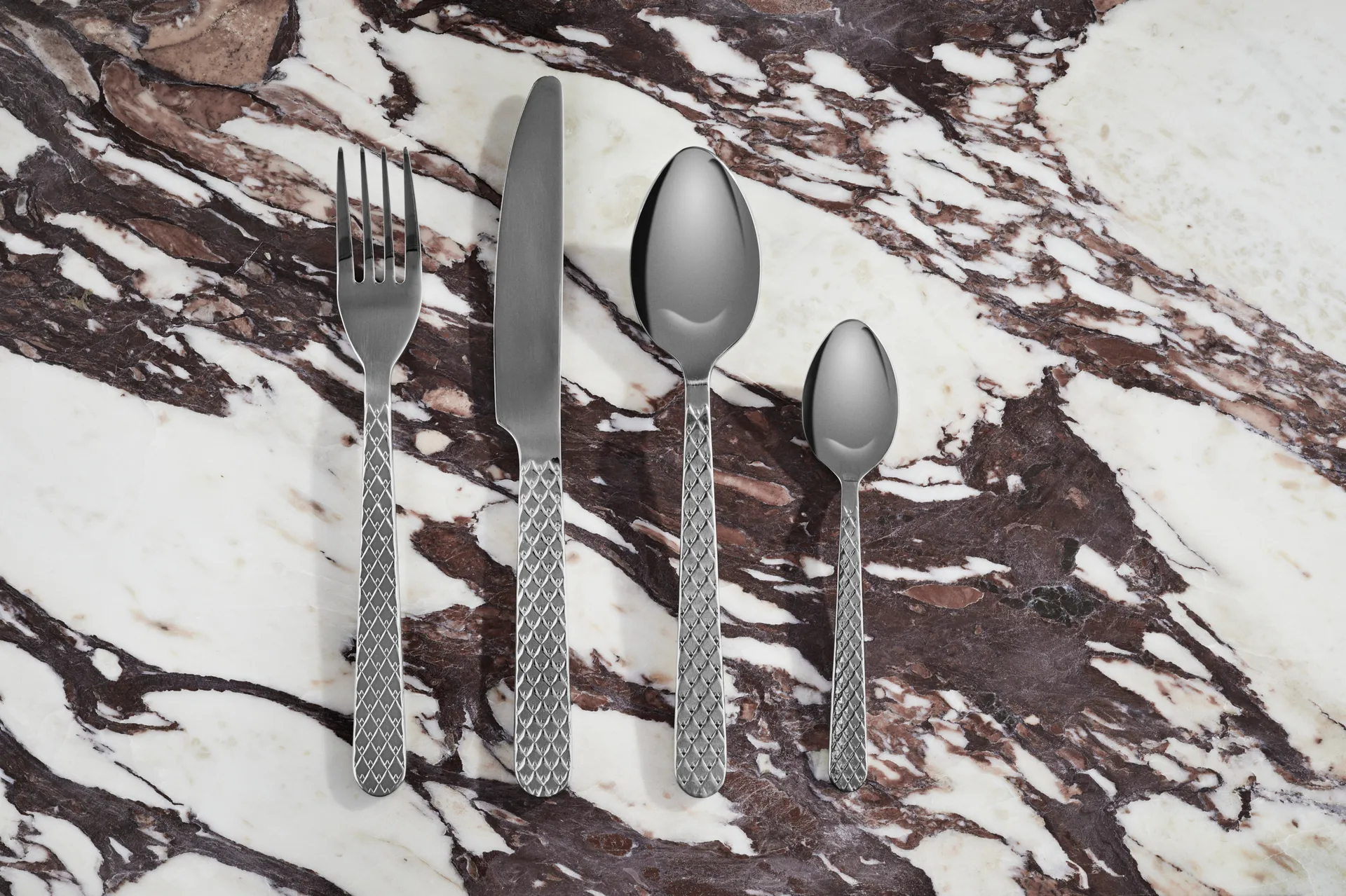 Rhombe cutlery set, 16 pieces Lyngby Porcelæn