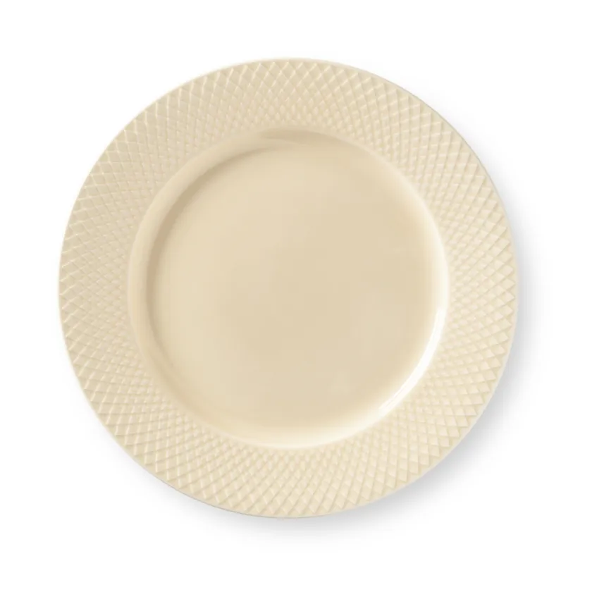 Rhombe Earth dinner plate Ø27 cm, Marble Lyngby Porcelæn