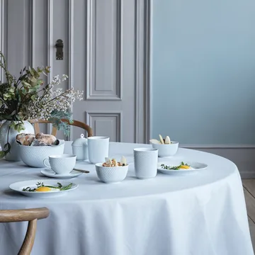 Rhombe serving bowl Ø17.5 cm - white - Lyngby Porcelæn