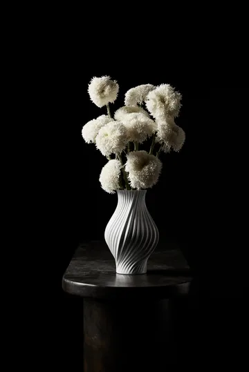 Twist vase 25 cm - White - Lyngby Porcelæn