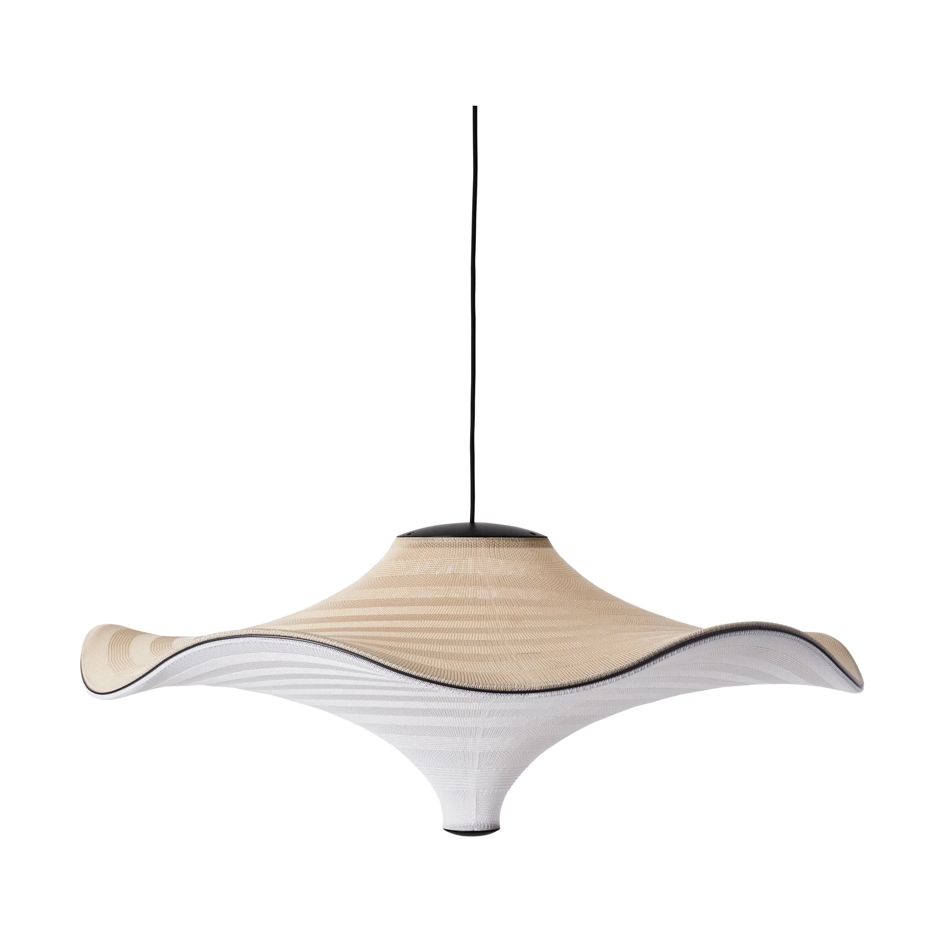 Flying pendant Ø96 cm, Golden sand Made By Hand