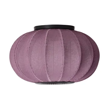 Knit-Wit 45 Oval wall and ceiling lamp - Burgundy - Made By Hand