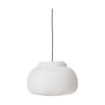 Papier Single pendant Ø52 cm - White - Made By Hand
