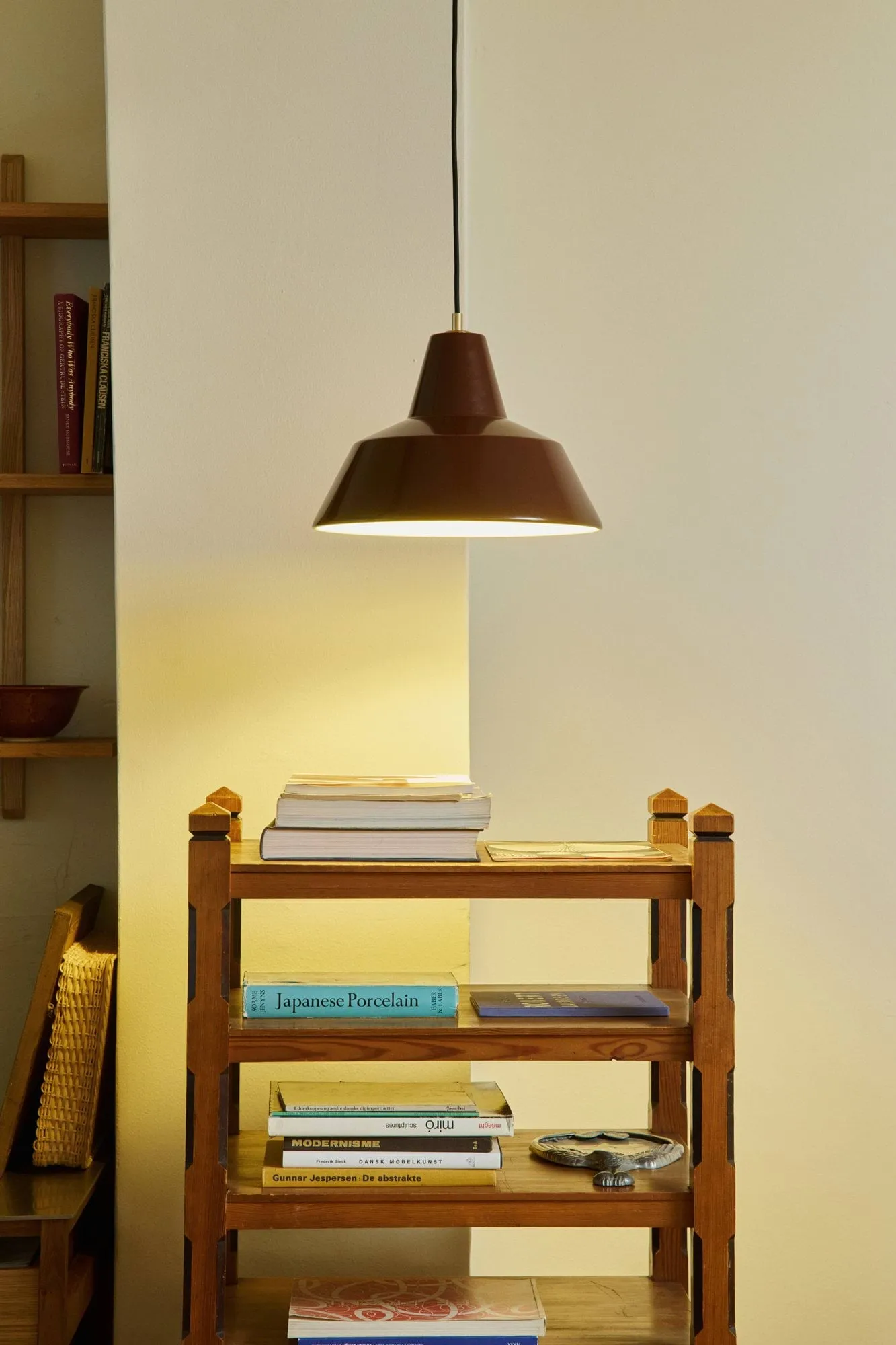 Workshop W3 pendant 75th anniversary edition, Chocolate brown Made By Hand