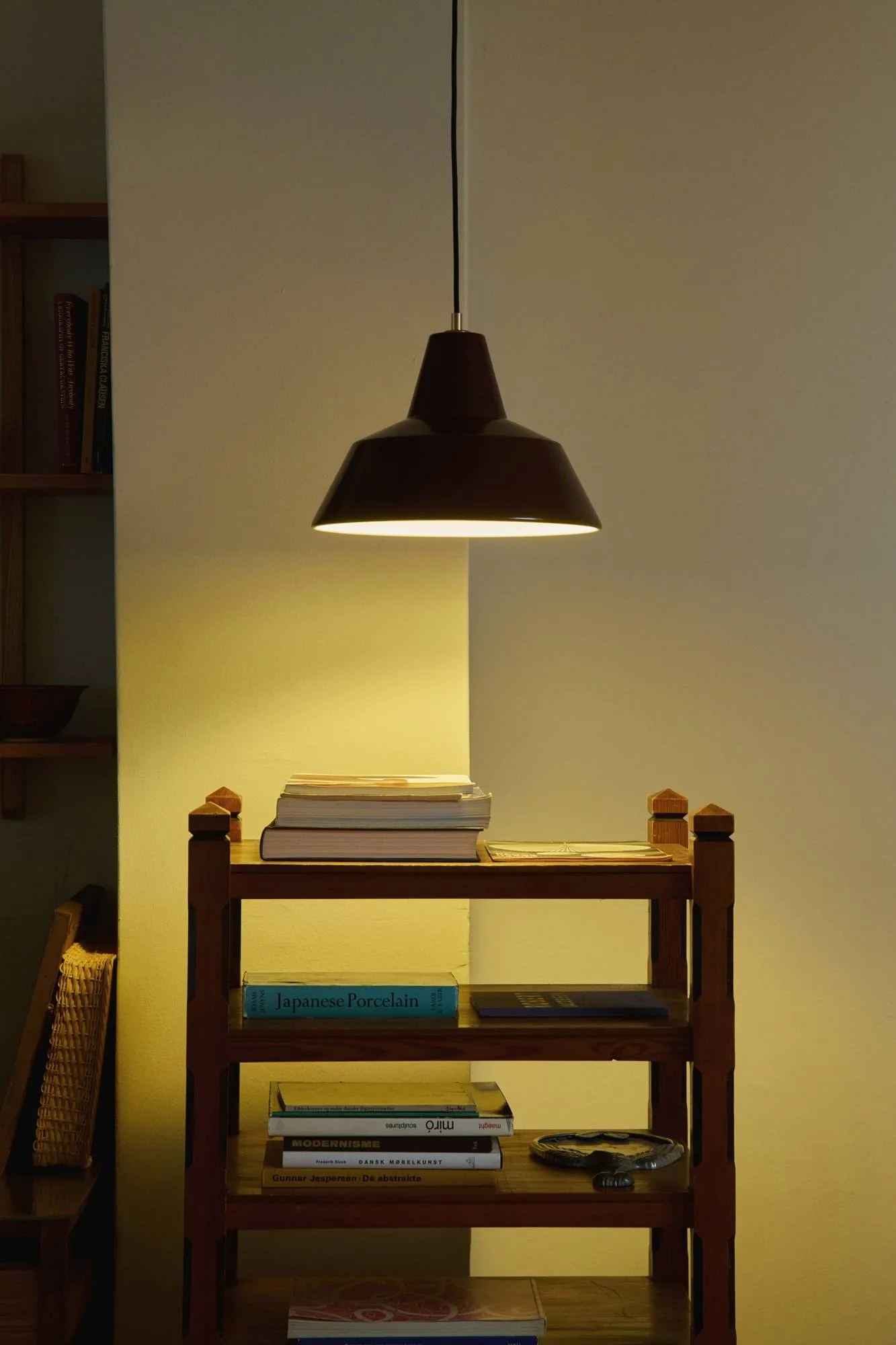 Workshop W3 pendant 75th anniversary edition, Chocolate brown Made By Hand