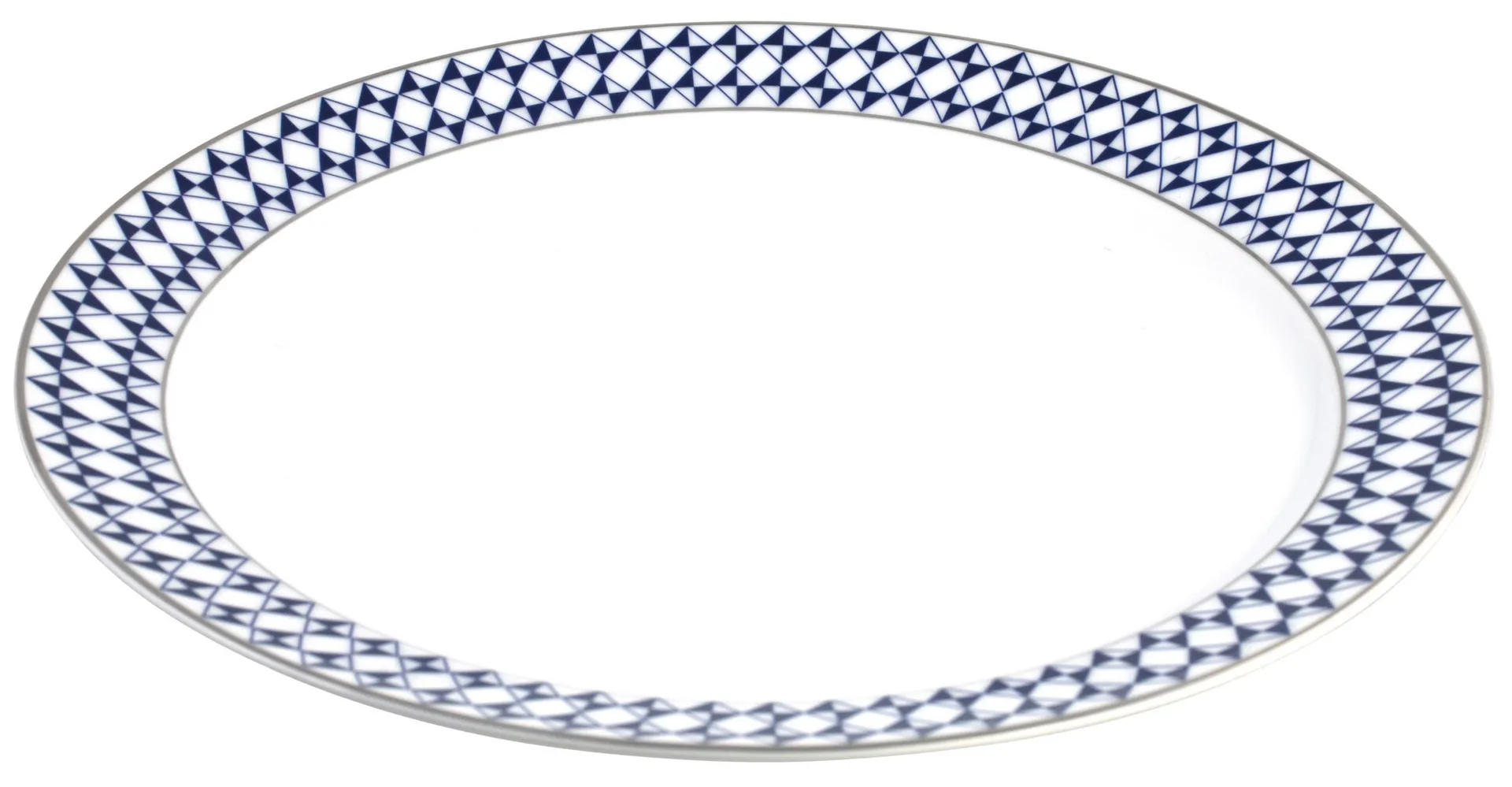 Tokyo Origami dish 36 cm, White-blue Magnor