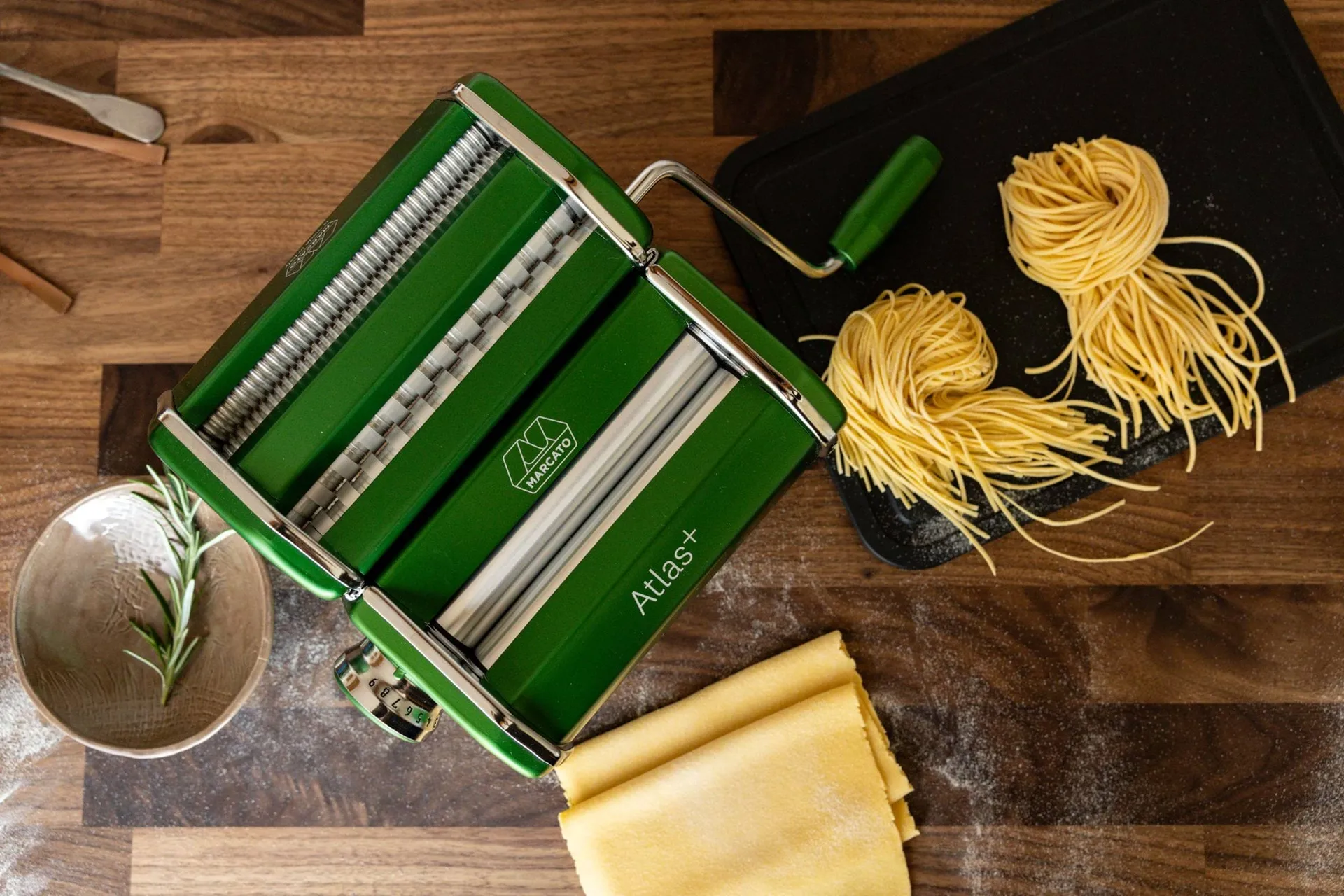 Marcato Atlas 150+ pasta machine, Green Marcato