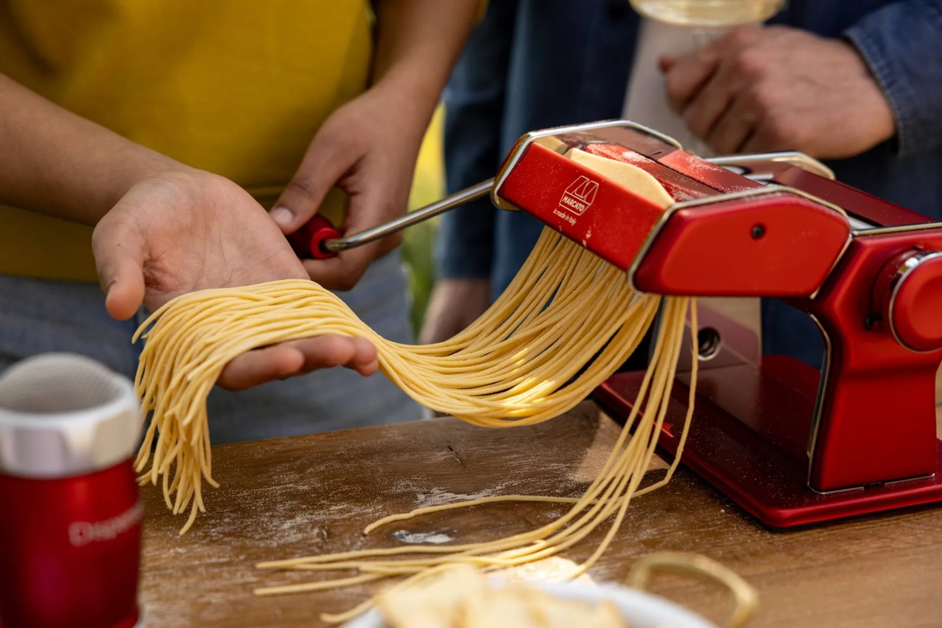 Marcato Atlas 150+ pasta machine, Red Marcato