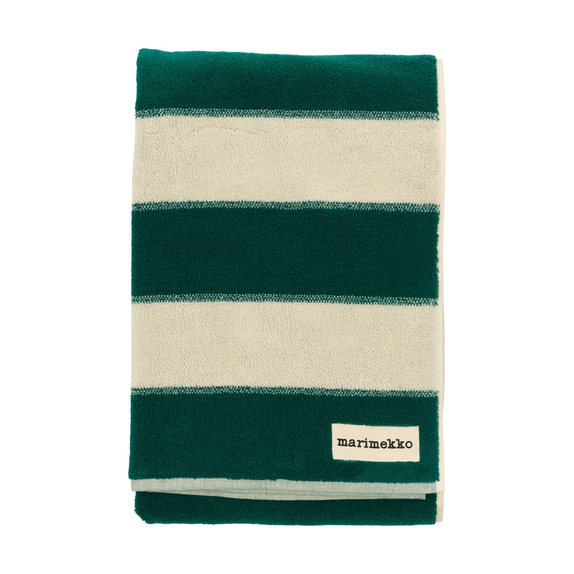 Galleria bath towel, Emerald-melon Marimekko