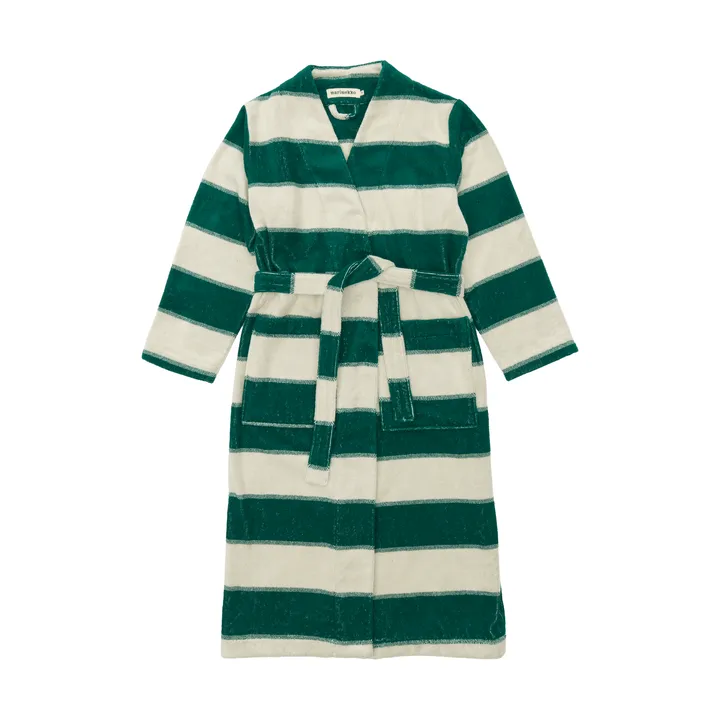 Galleria bathrobe - Emerald-melon - Marimekko
