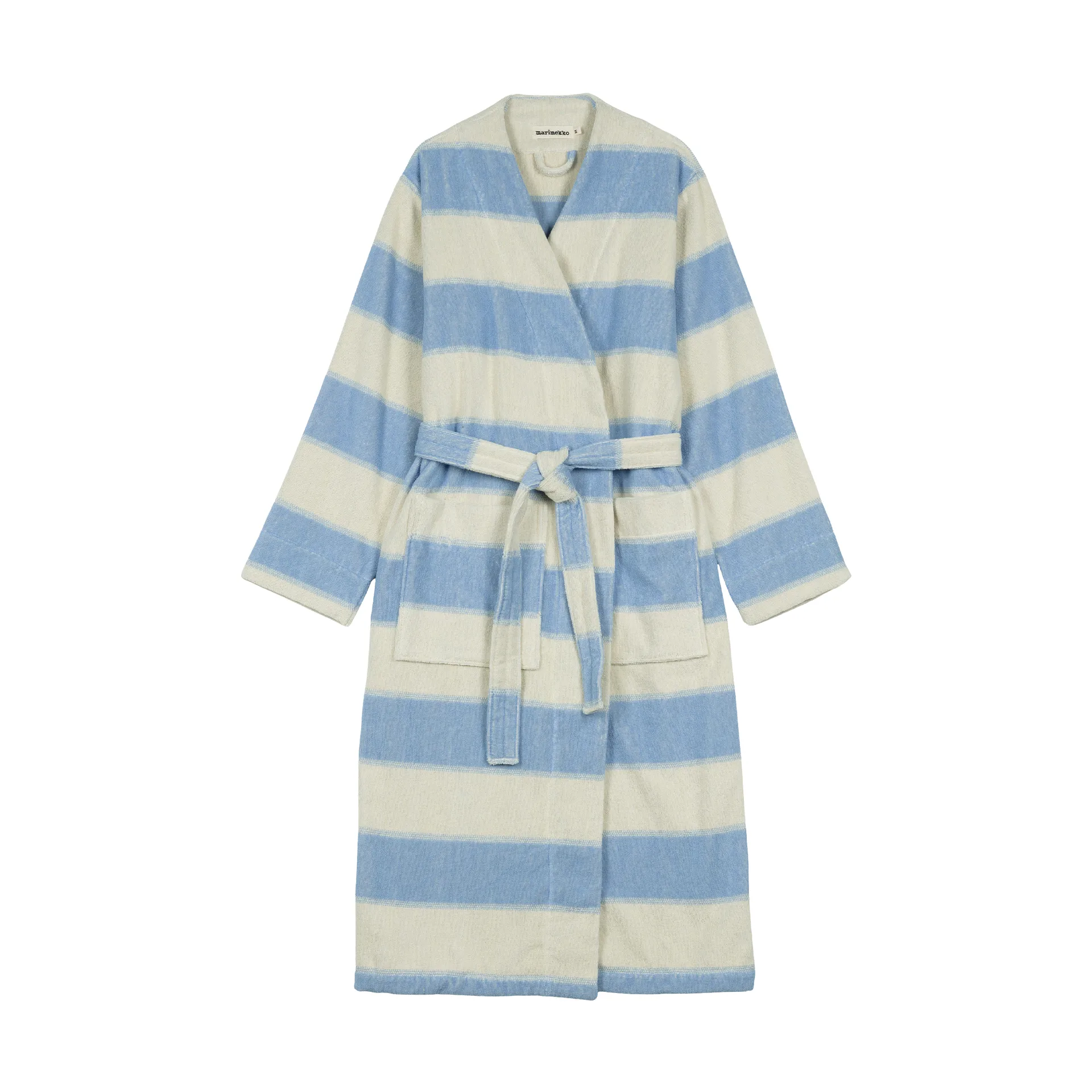 Galleria bathrobe, Light blue, melon, L Marimekko