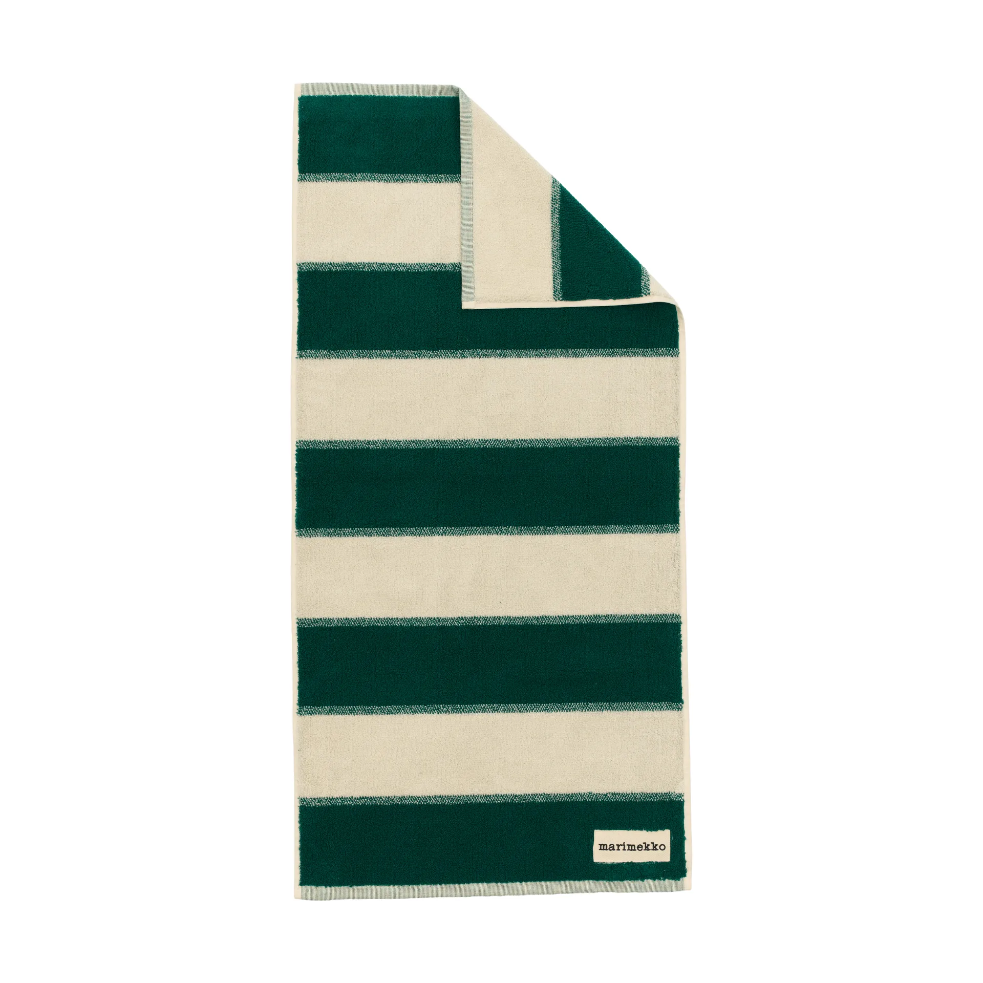 Galleria towel, Emerald-melon Marimekko