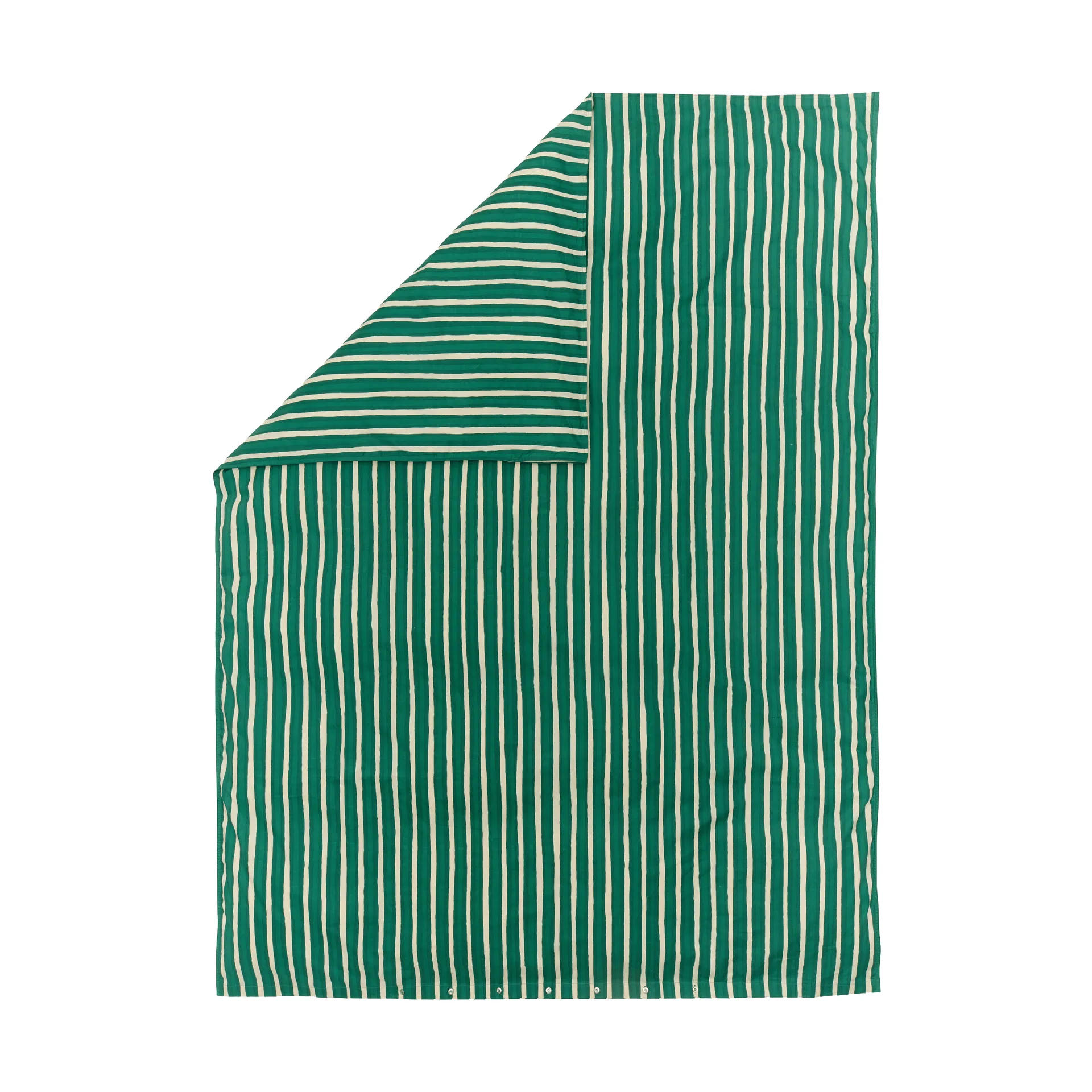 Iso Piccolo duvet cover, Off white-emerald Marimekko