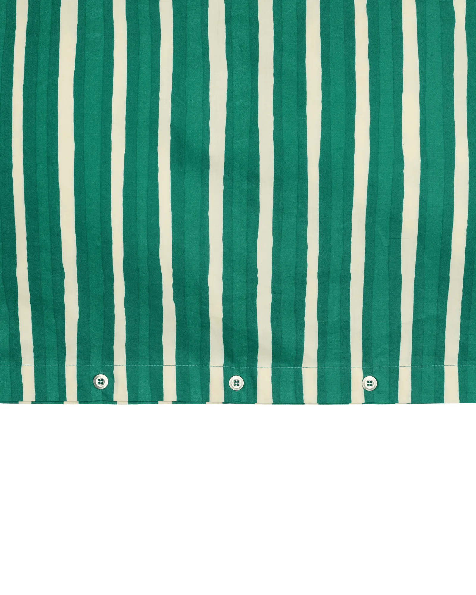 Iso Piccolo duvet cover, Off white-emerald Marimekko