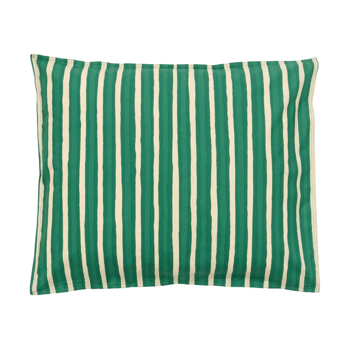 Iso Piccolo pillowcase - Off white-emerald - Marimekko