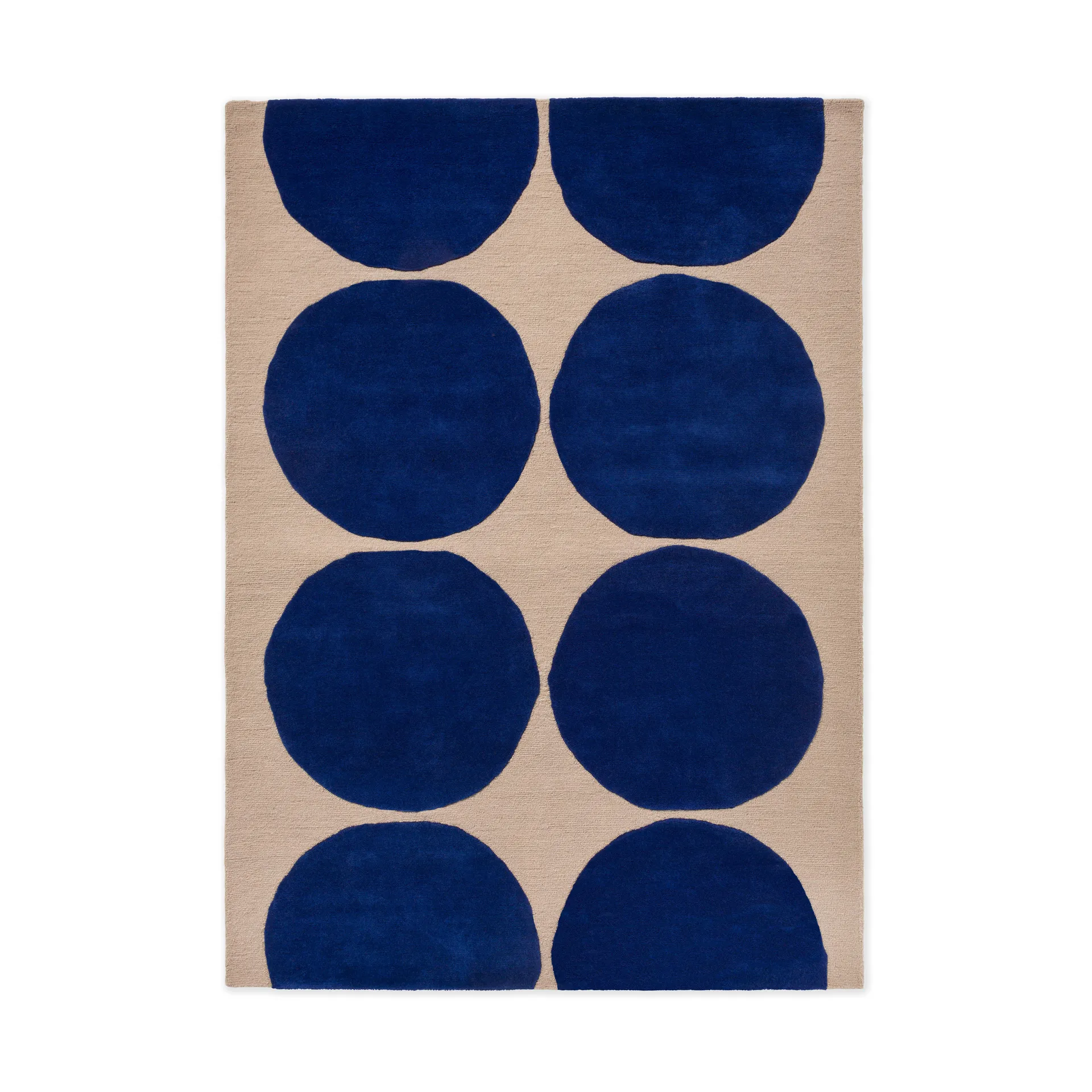 Isot Kivet wool rug, Blue, 140x200 cm Marimekko