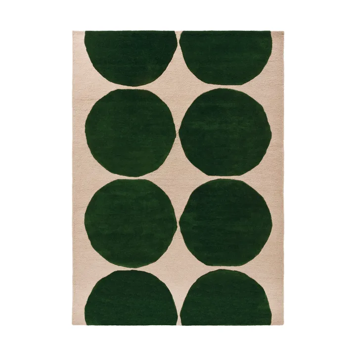 Isot Kivet wool rug - Green, 140x200 cm - Marimekko