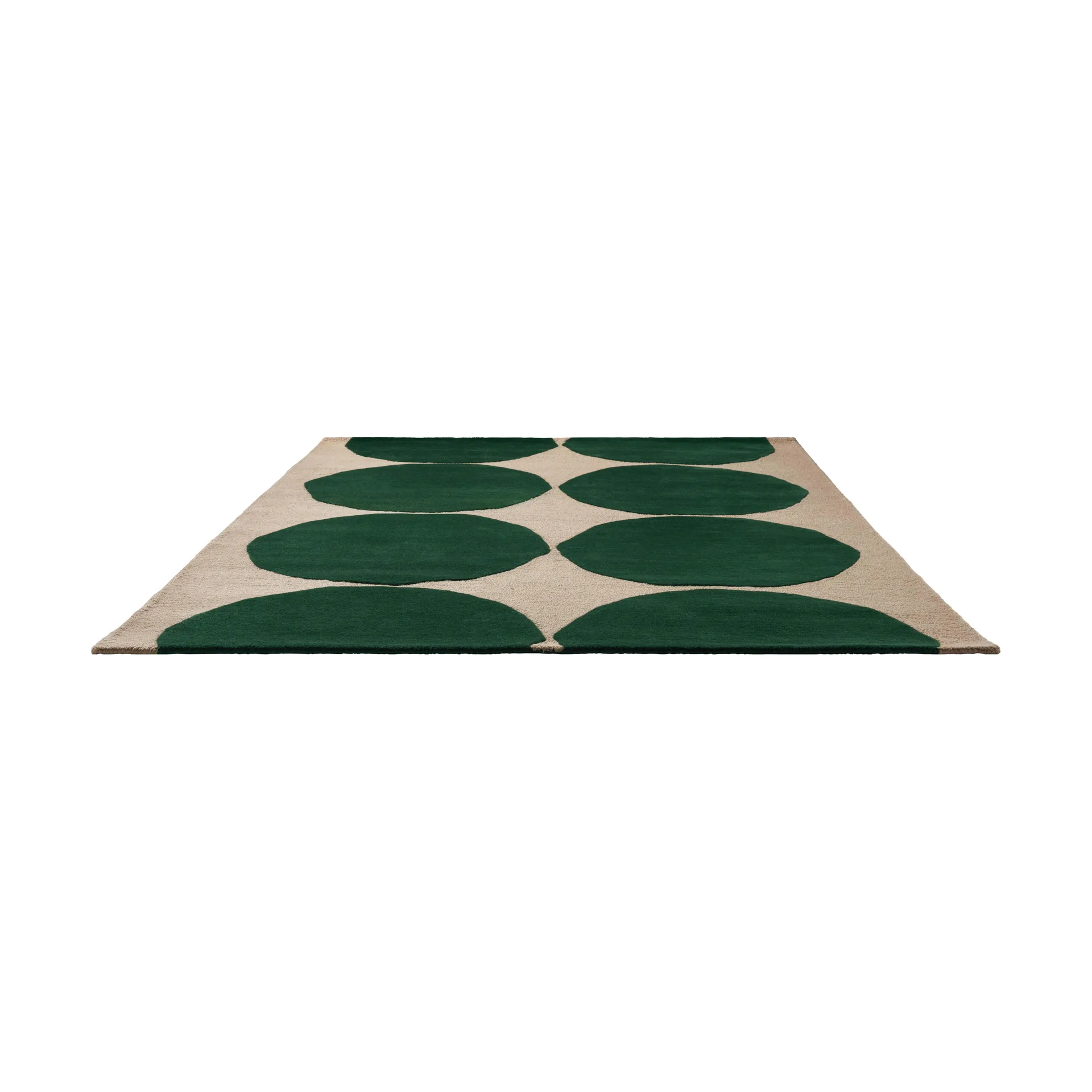 Isot Kivet wool rug, Green, 140x200 cm Marimekko