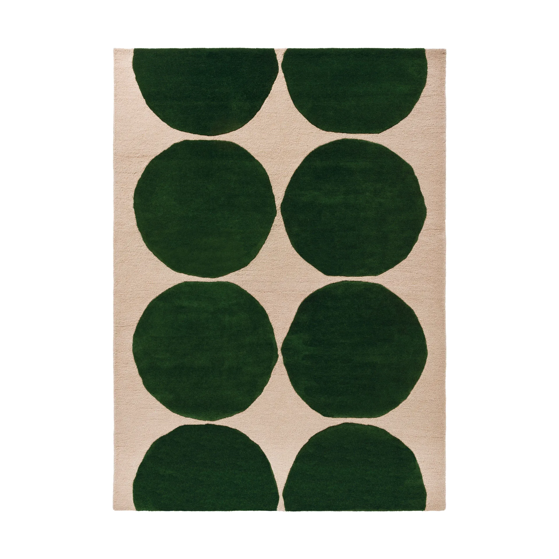 Isot Kivet wool rug, Green, 170x240 cm Marimekko