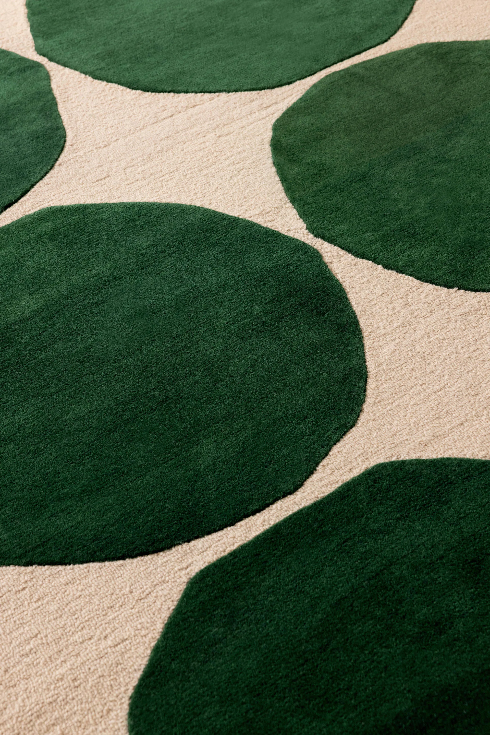 Isot Kivet wool rug, Green, 250x350 cm Marimekko