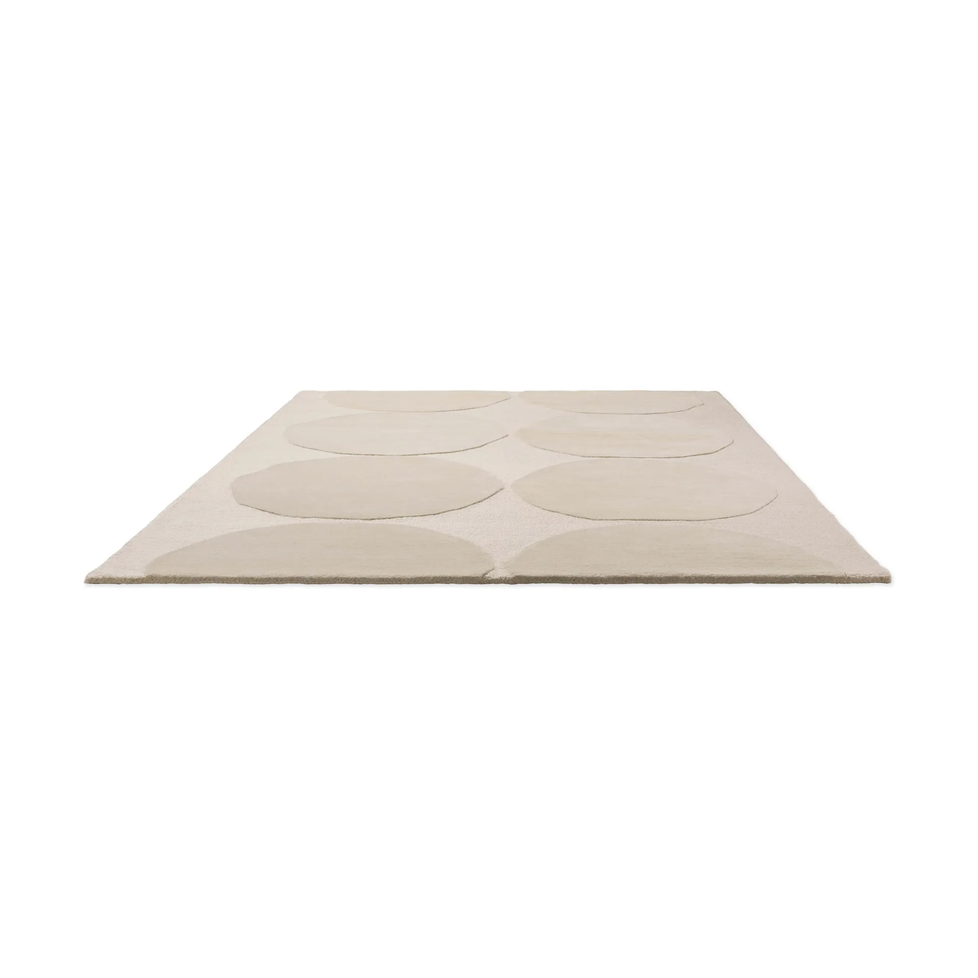 Isot Kivet wool rug, Natural white, 250x350 cm Marimekko