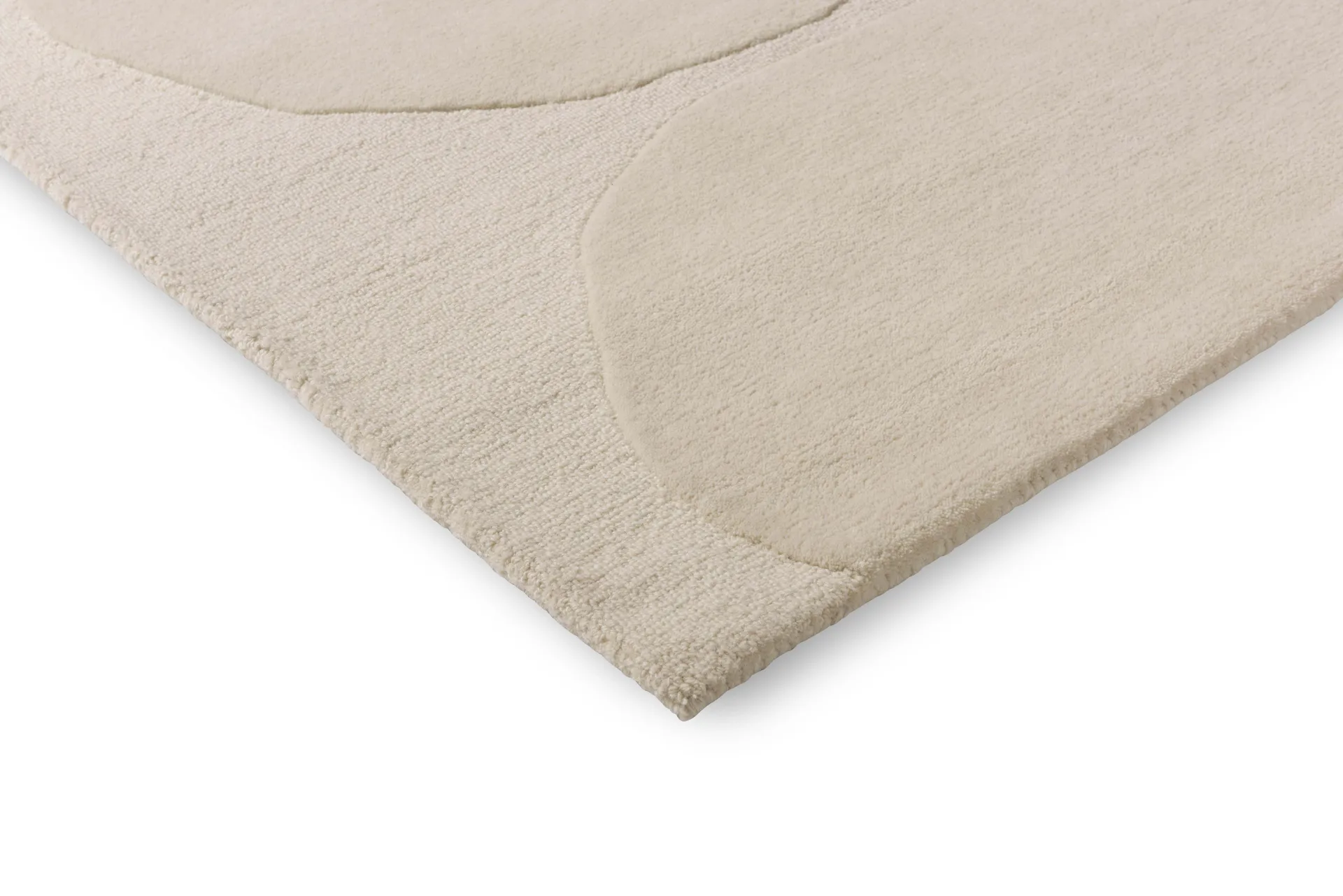 Isot Kivet wool rug, Natural white, 250x350 cm Marimekko