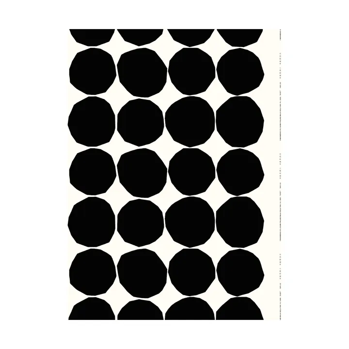 Kivet fabric - Black - Marimekko