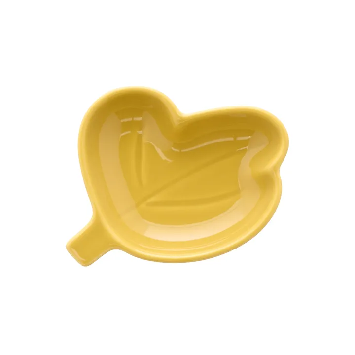 Kukasta Kukkaan side plate - Ochre, Ø9 cm - Marimekko