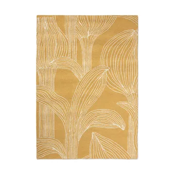 Kukat puhkeavat matte outdoor - Straw, 140x200 cm - Marimekko