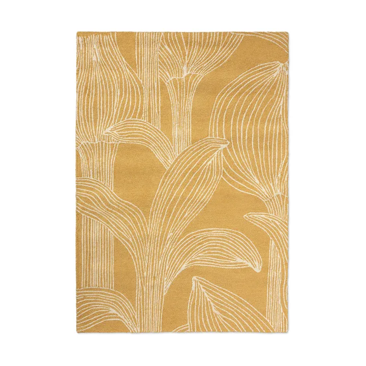 Kukat puhkeavat matte outdoor - Straw, 250x350 cm - Marimekko