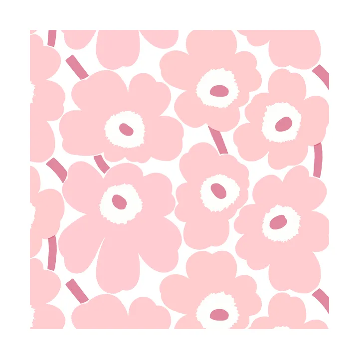 Mini Unikko napkins 20-pack - Light Pink - Marimekko