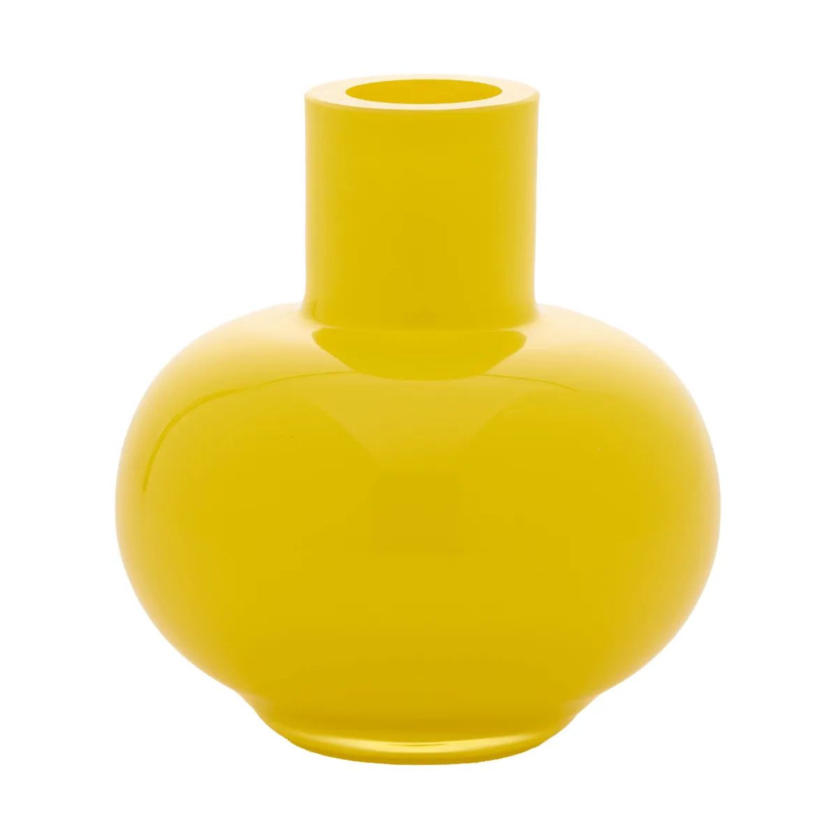 Mini vase 6 cm, Yellow Marimekko