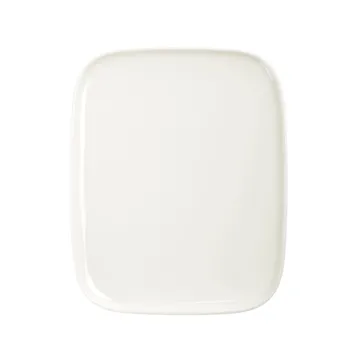 Oiva plate small 15x12 cm - white - Marimekko