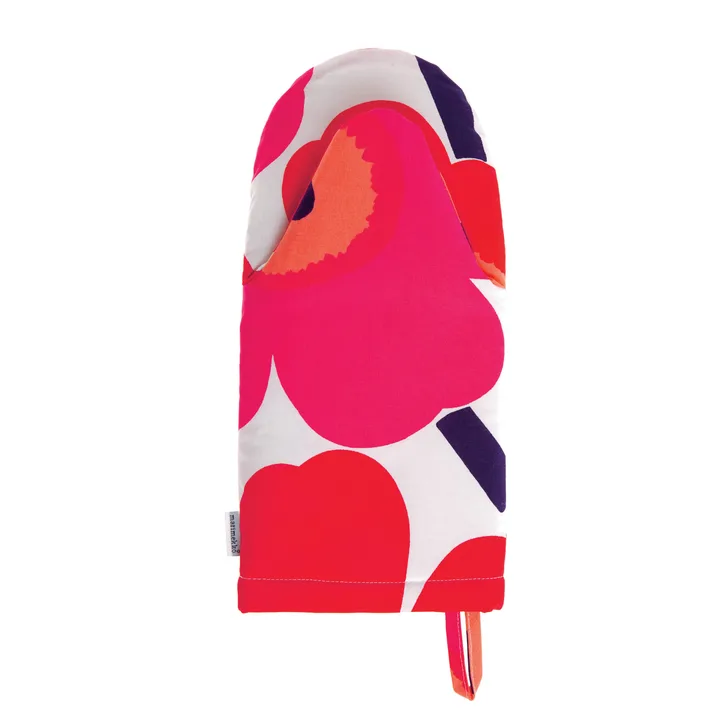 Pieni Unikko oven mitt - Red-white - Marimekko