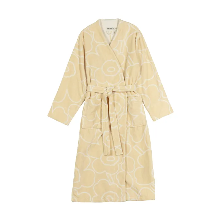 Piirto Unikko bathrobe beige - The - Marimekko
