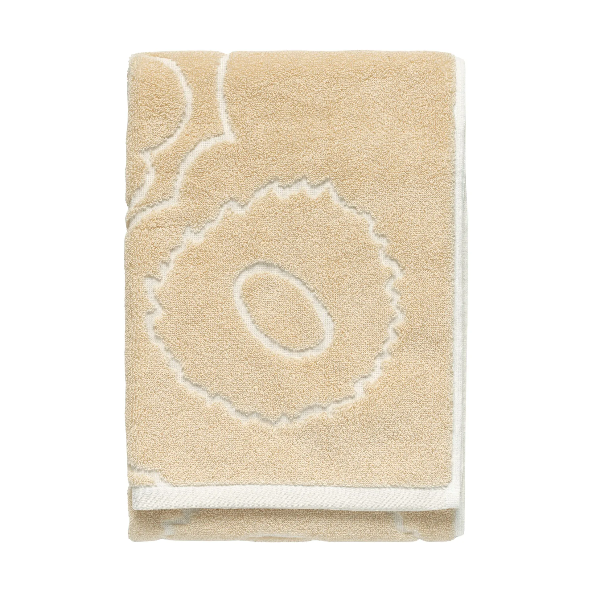 Piirto Unikko towel 50x100 cm, Beige Marimekko
