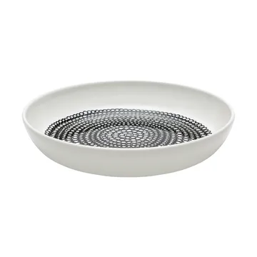 Räsymatto plate Ø20.5 cm - white-black - Marimekko