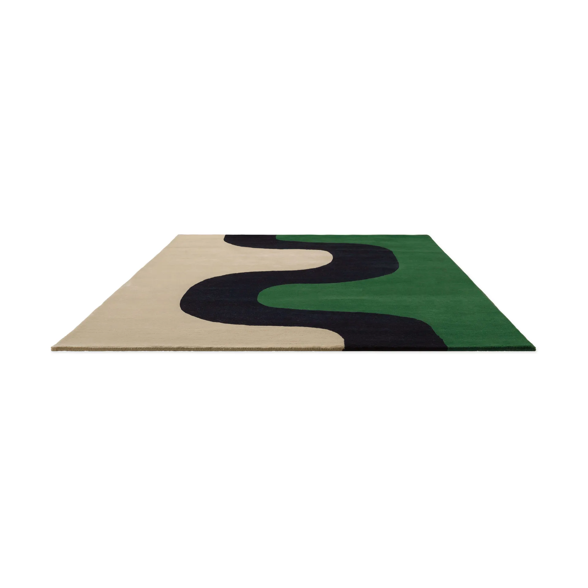 Seireeni wool rug, Green, 200x280 cm Marimekko