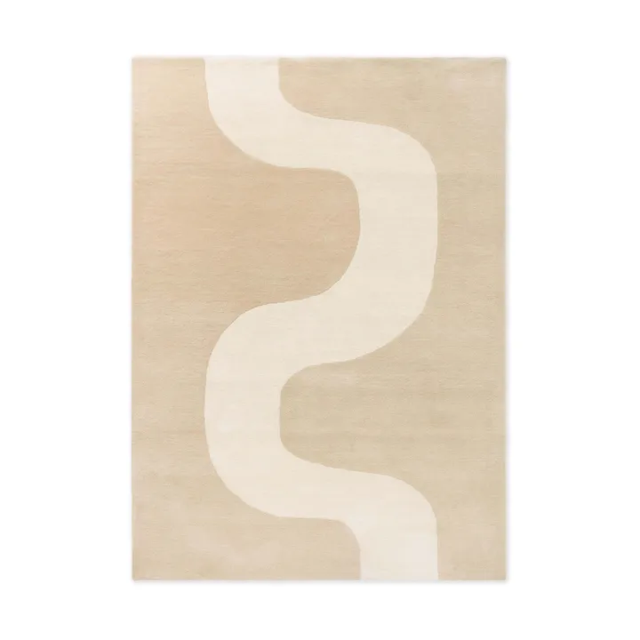 Seireeni wool rug - Warm beige, 200x280 cm - Marimekko