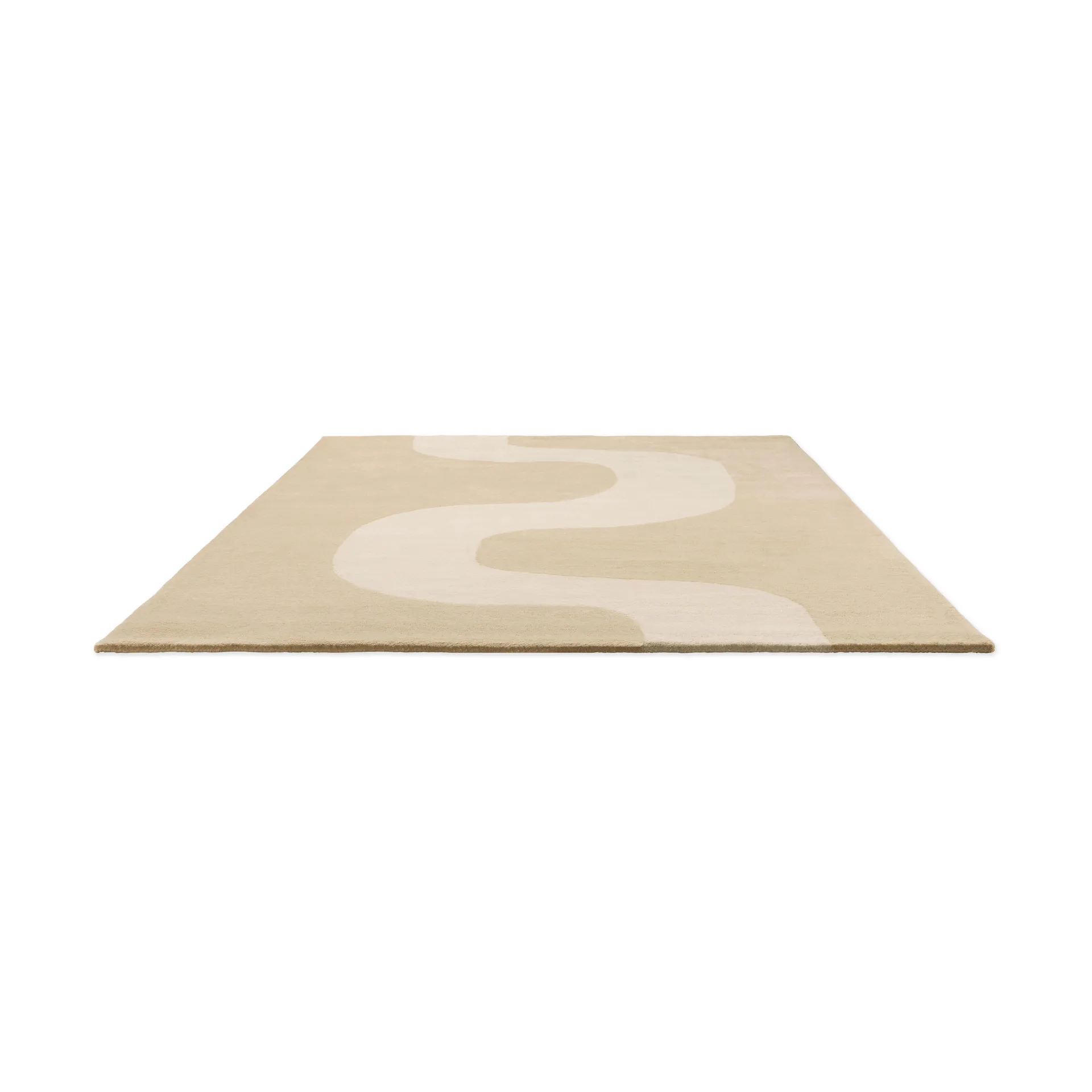 Seireeni wool rug, Warm beige, 250x350 cm Marimekko