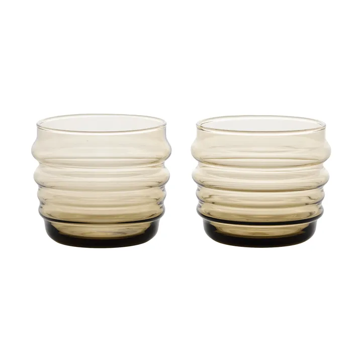Sukat Makkaralla tumbler 2-pack - Brown, 20 cl - Marimekko