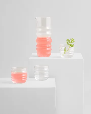 Sukat Makkaralla tumbler 2-pack - clear 2-pack - Marimekko